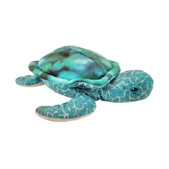 Sea Turtle Stuffed Animal Plush Toy Blue Green Tie Dye Douglas Plushy Stuffy - Picture 3 of 9